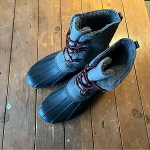 Sporto Nina Lace Up Duck Women’s Rain Snow Boots